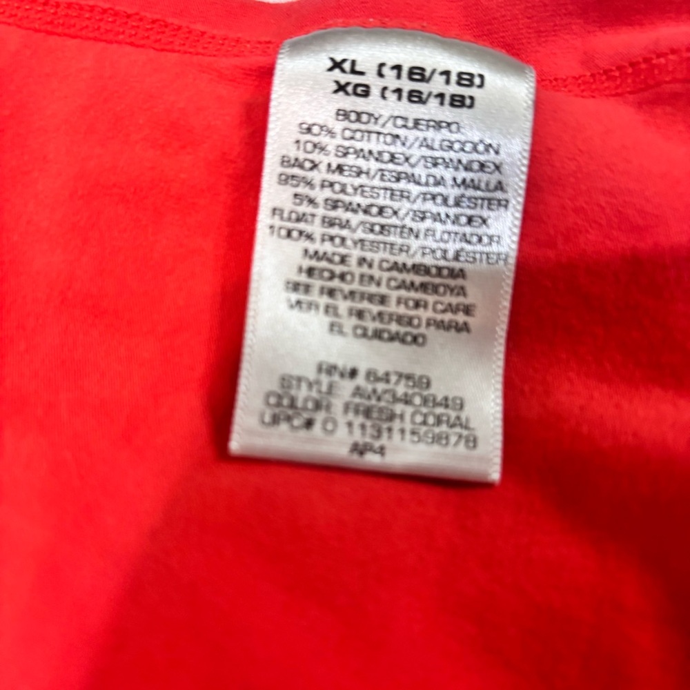 ⭐️Athletic Works Bright Orange Tank Top - Picture 8 of 10